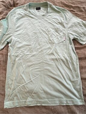 Greg Norman Men’s Preppy Pastel Casual Golf Pocket Crew Neck Cotton T-Shirt Sz M